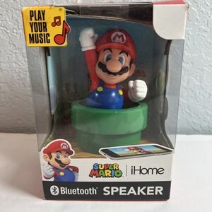 Nintendo Super Mario iHome Bluetooth Speaker Bedroom Man Cave Game Room